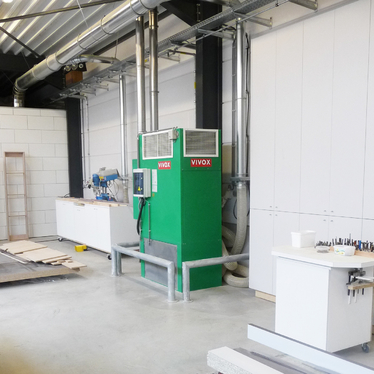staande warmeluchtblazer op gas