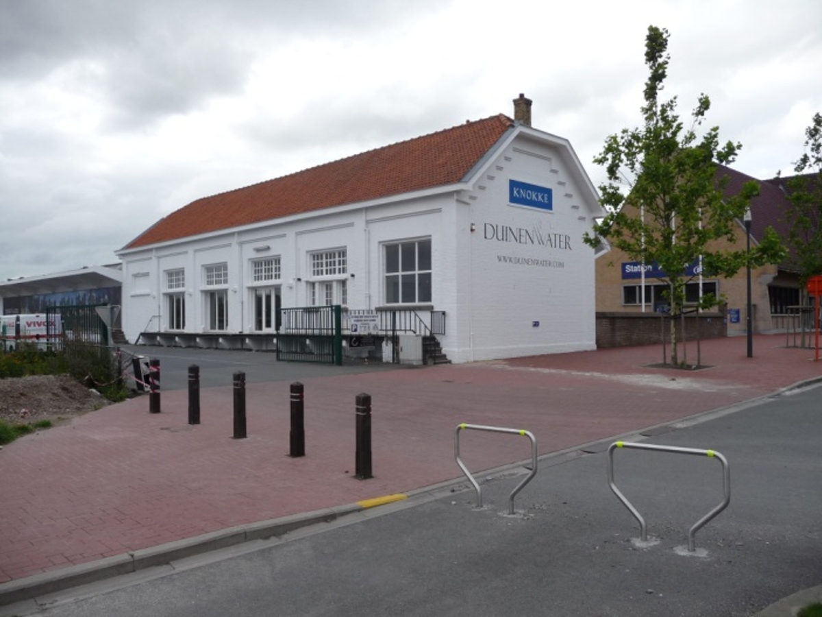 Chauffage à canalisation dans l’ancienne gare de Knokke Vivox